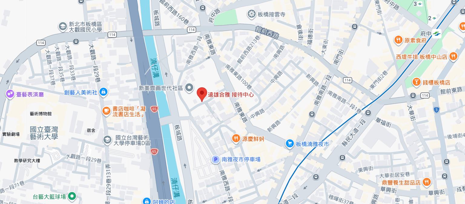 遠雄合雅板橋位置地圖